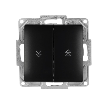 Gunsan Visage / Moderna Jalousietaster Rolladentaster Unterputz Schwarz