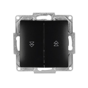 Preview: Gunsan Visage / Moderna Jalousietaster Rolladentaster Unterputz Schwarz