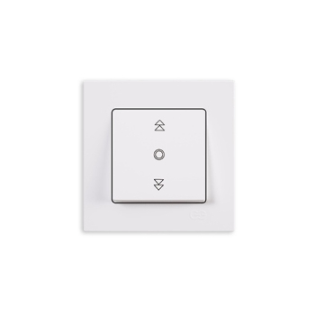 Gunsan Eqona Jalousieschalter Rolladenschalter 1x Schaltwippe Weiss UP 01401100100179