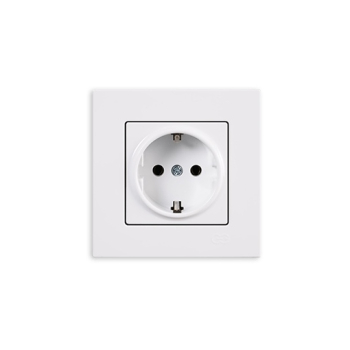 Gunsan Eqona Steckdose Weiss Unterputz 01401100200115