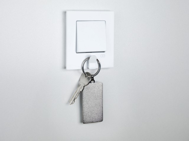 Gunsan Eqona Schalter mit Schlüsselhaken Weiss UP 01401104100101
