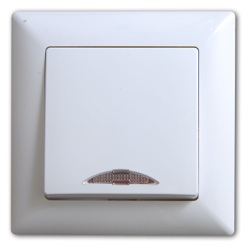 Gunsan Visage Schalter Weiss Ein-/Ausschalter mit Beleuchtung