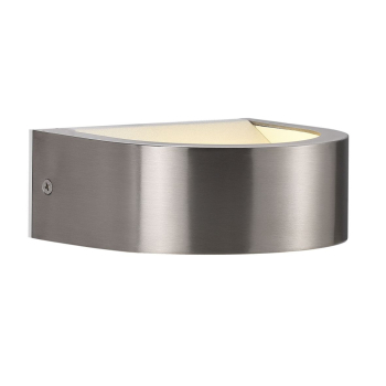 LED Designer Wandleuchte Lift IP44 Wandlampe Nordlux gebürsteter Stahl