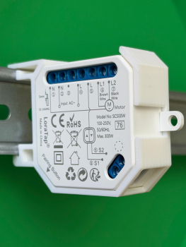 SOIXX Hutschienenhalter für LoraTap Relay Halter für DIN 16,5mm Schiene