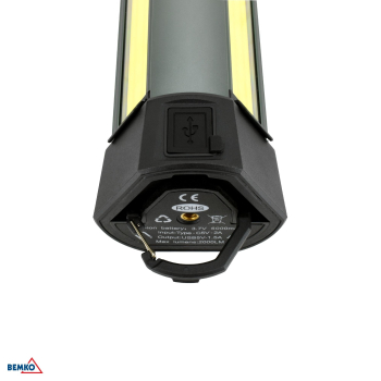 Bemko Multifunktions LED Taschenlampe Baustrahler 6000mAh IP42 3000K/4000K/6500K 2000Lm Stativ