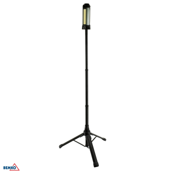 Bemko Multifunktions LED Taschenlampe Baustrahler 6000mAh IP42 3000K/4000K/6500K 2000Lm Stativ