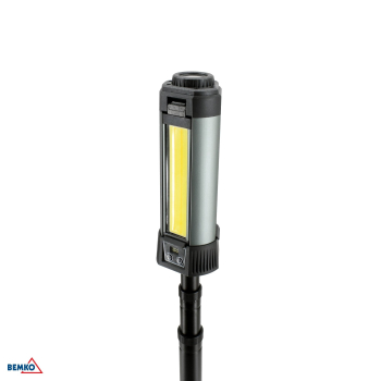 Bemko Multifunktions LED Taschenlampe Baustrahler 6000mAh IP42 3000K/4000K/6500K 2000Lm Stativ