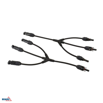 Schelinger Solaranschluss TYPU MC4 1000V DC dreifaches Parallellpaar mit Kabel E09-SC4-1,0KV-3Y