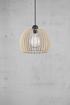 Preview: Hängeleuchte Chino 30 Nordlux aus Holz E27 Pendelleuchte IP20