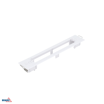 Montageset für MALER 2 Unterputz Weiss C91-MLR2-ZMP-WH