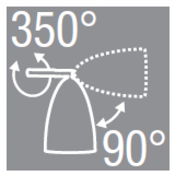 Preview: Wandleuchte Nexus 2.0 Nordlux schwarz 2020601003