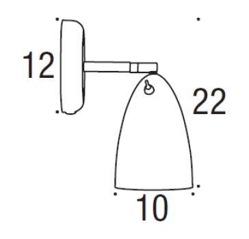 Wandleuchte Nexus 2.0 Nordlux schwarz 2020601003