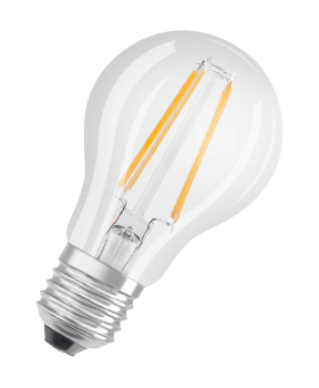 Preview: 5er Set Osram LED Lampe E27 7W A60 klar 2700K warmweiss Filament 806Lm