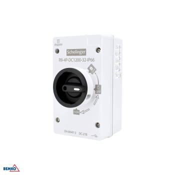 Schelinger Photovoltaik Schalter-Trenner PV 4P 1200VDC 32A 8kV IP66 A11-R9-4P-DC1200-32-IP66