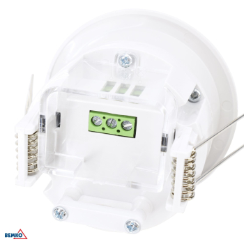 Preview: Bemko Bewegungsmelder 360° IP20 1200/600W Unterputz IR weiß B50-SES04WH