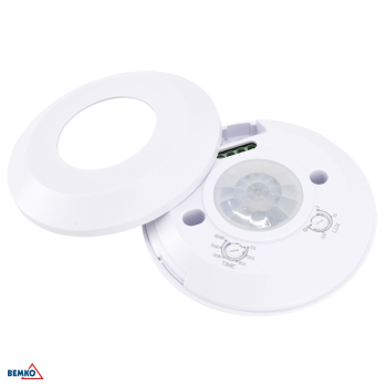 Bemko Präsenzmelder 360° IP20 Aufputz IR Bewegungsmelder weiss B50-SES05WH-A