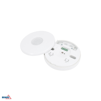 Preview: Bemko Bewegungsmelder 360° IP65 Aufputz PIR Sensor weiss B50-SES06WH
