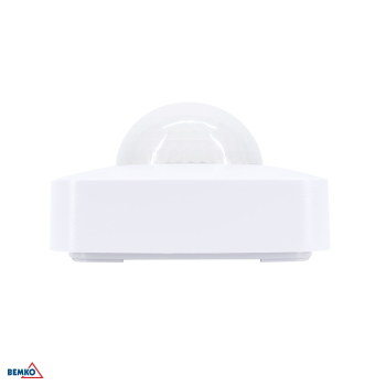 Preview: Bemko Bewegungsmelder 360° IP20 Aufputz IR PIR Sensor weiss B50-SES07WH - LED geeignet
