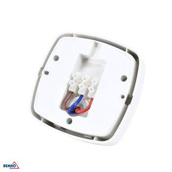 Preview: Bemko Bewegungsmelder 2000W/1000W LED, 360° Zone 4x20m IP20 Aufputz IR weiss B50-SES08WH
