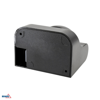 Preview: Bemko Bewegungsmelder 180° IP44 1200/600W Aufputz IR schwarz B50-SES09BL