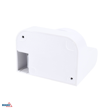 Preview: Bemko Bewegungsmelder 180° IP44 1200/600W Aufputz IR weiß B50-SES09WH