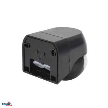 Bemko Bewegungsmelder 180° IP44 1200/600W Aufputz IR schwarz B50-SES12BL-A