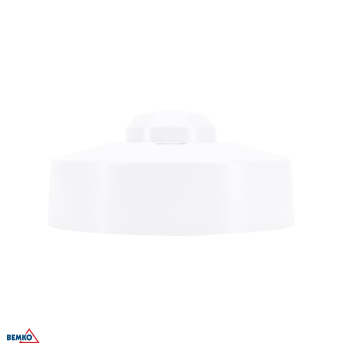 Preview: Bemko Mikrowellensensor Bewegungsmelder 1200/300W 360° IP20 Aufputz IR weiss B52-SES60WH