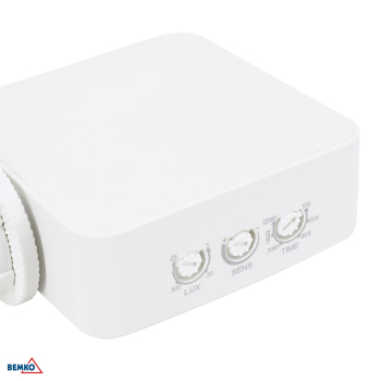 Bemko Mikrowellen Bewegungsmelder 360° 1200/300W IP20 B52-SES68WH