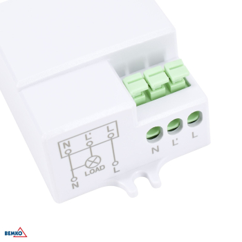 Bemko Mikrowellen Bewegungsmelder 360° 500W IP20 B52-SES74WH