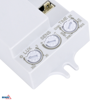 Bemko Mikrowellen Bewegungsmelder mit Sonde 360° 1200/300W IP20 B51-SES75WH