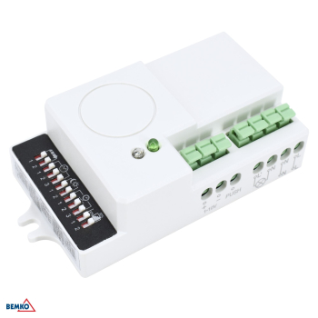 Bemko Mikrowellen Bewegungsmelder 360° 600W IP20 B52-SES76WH