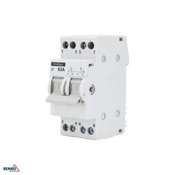 Preview: Schelinger Wahlschalter - Modularer Umschalter I-0-II 1-0-2 63A 2-polig A11-SF-2P-063