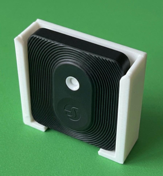 SOIXX Wandhalter für Shelly BLU H&T ZB - Zigbee Temperatur- Feuchtigkeitssensor Weiß Halter SHW-BHTW-058