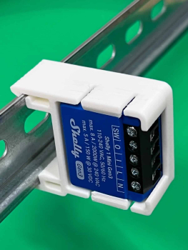 4er-Pack SOIXX Hutschienenhalter Gerade für Shelly Mini Gen3 Halter DIN Rail 35mm Hutschiene SHD-4MG-000