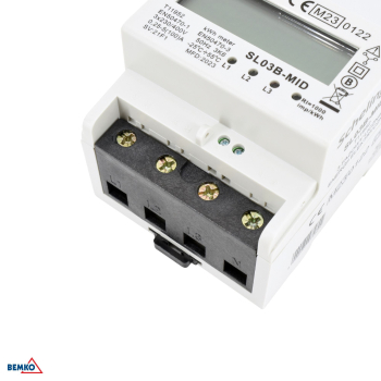 Schelinger Stromzähler 3-Phasen MID 100A Energiezähler elektronisch A31-SL03B-MID