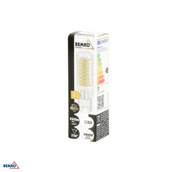 Bemko LED Lampe G9 7W 4000K 880Lm 320° 21x71mm D84-SLB-G9-070-4K