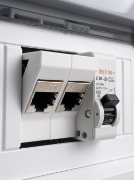 SOIXX Hutschienenhalter für Keystone Module RJ45 Netzwerk Cat6, Cat7, Cat8 DIN Rail 35 mm Adapter