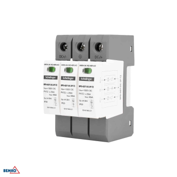 Schelinger Überspannungsschutz 3P 20kA DC 1000V Typ T2 (C) A52-SPD-GDT-DC-3P-T2