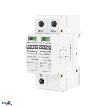 Schelinger Überspannungsschutz 2P DC 1000V Typ T2 (C) A53-SPD-MOV-DC-2P-T2