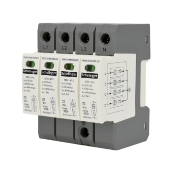 Schelinger Überspannungsschutz 4P 20kA(8/20) Typ T2 (C) A51-SPD01-4P-C