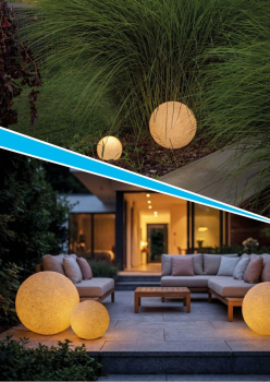 Gartenleuchte STONO 20 TRK N E27 IP65 Terrakotta Kugelleuchte Kanlux 45934