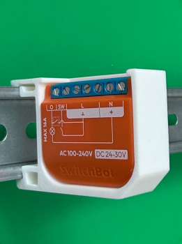 SOIXX Hutschienenhalter für SwitchBot Halter für DIN 35mm Schiene