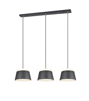 Preview: Pendelleuchte Trio BARONESS Anthrazit 6xE14 308900642