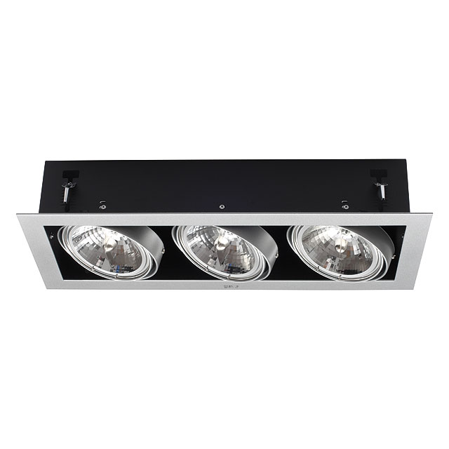 LED-Fachhandel - Deckeneinbaustrahler MATEO Kardanleuchte 3x G53 AR111