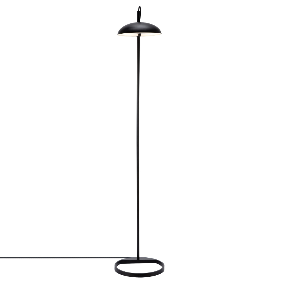 Minimalistische Nordlux Stehlampe Versale DFTP G9 schwarz 2220064003