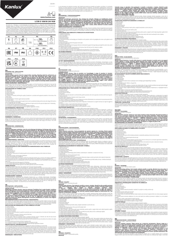LED-Streifen LCOB DIGITAL RGB IP65 5m Rolle 16W/M Stripe Kanlux 39792
