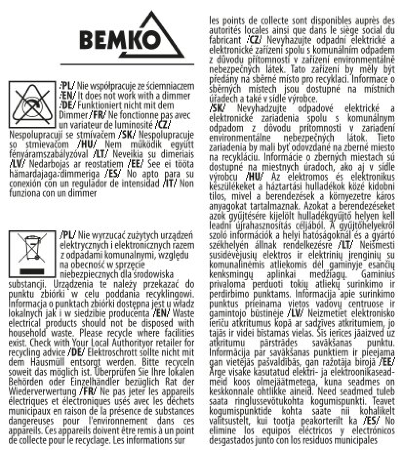 Bemko LED Lampe G9 7W 870Lm 3000K 320° 21x71mm D84-SLB-G9-070-3K