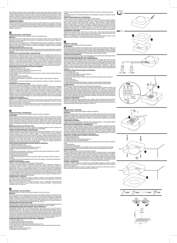 Kanlux Bewegungsmelder 2x PIR SENZO H360/V120 Aufputz weiss 26821