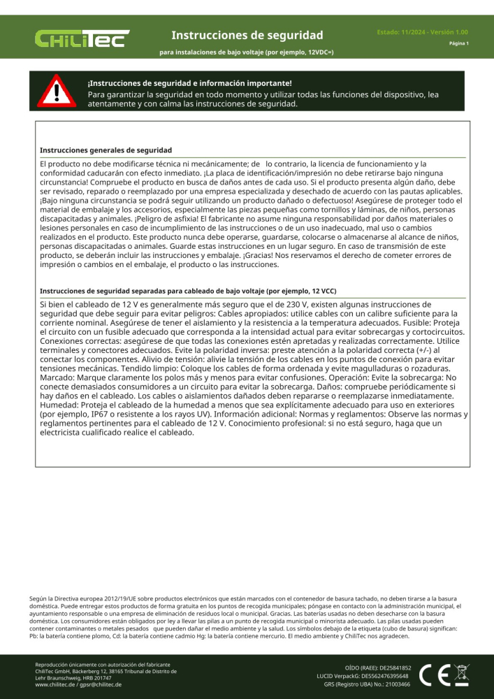 Bewegungsmelder 12-24VDC 6A 8m Reichweite 60° 22239