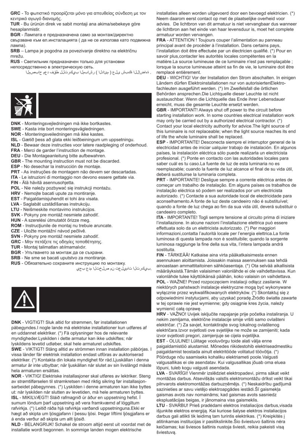 Nordlux LED Deckenleuchte VIC 35 3000K 32W 3200Lm warmweiß 2310146001